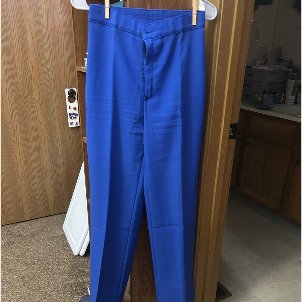 Women’s vintage dress pants. Beautiful blue color. Rarely worn.